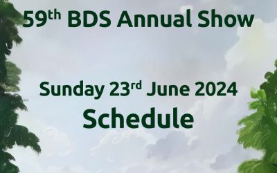 BDS Annual Show Schedule